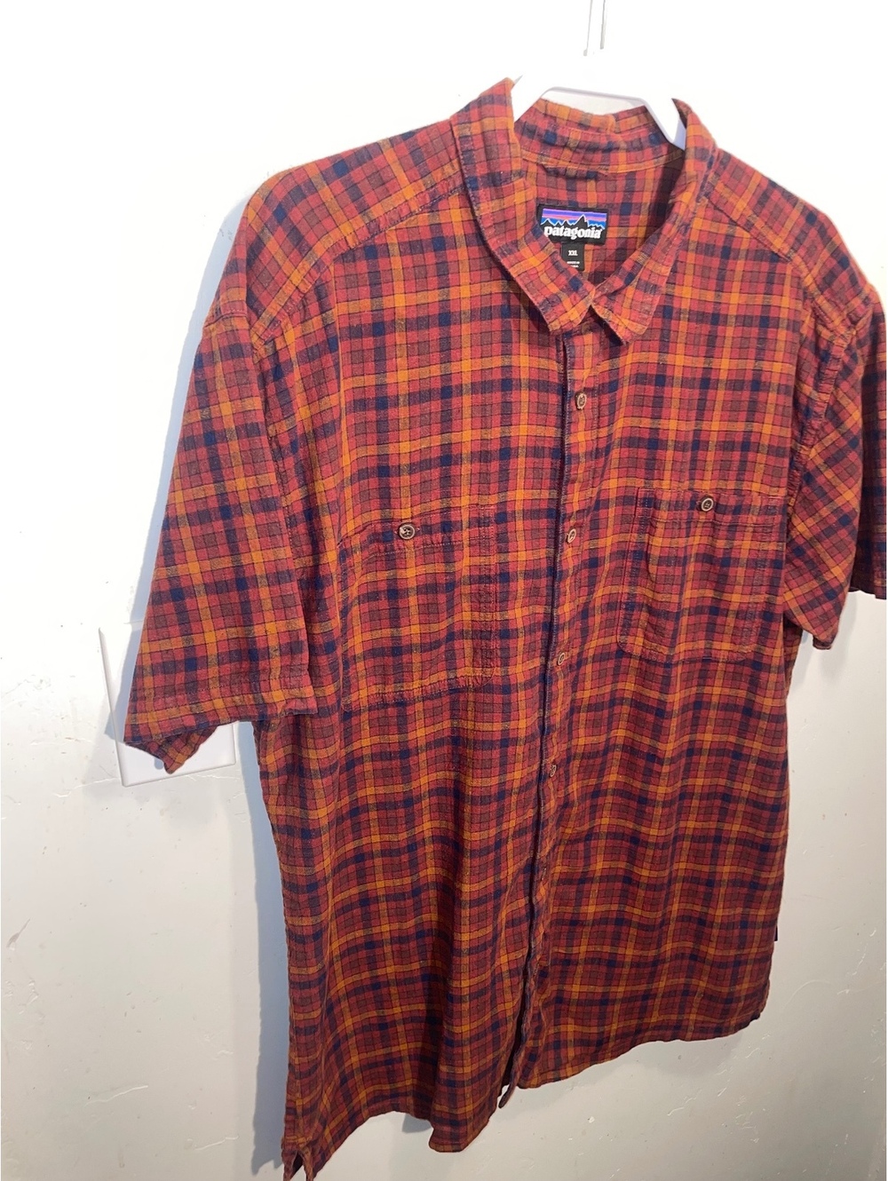 Patagonia Men's XXL Short Sleeve Button-Up Shirt Hemp/Organic Cotton Gorpcore - Picture 4 of 5